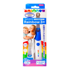 BabySmile 炫彩變色兒童電動牙刷, USB充電式, 柔軟刷頭, 3歲以上適用, S-205, 藍色, 1組