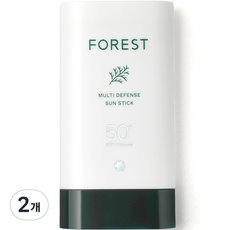 그린핑거 포레스트 멀티 디펜스 선스틱 SPF50+ PA++++, 19g, 2개