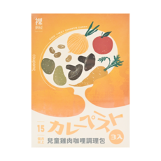 裸廚房 兒童雞肉咖哩調理包, 雞肉搭配鮮蔬, 可常溫保存, 嚴選去骨雞腿肉, 雞肉咖哩, 120g, 1盒