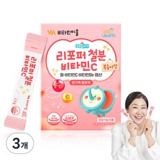 비타민마을 금쪽같은 내새끼 리포퍼 철분 비타민C 30p, 45g, 3개