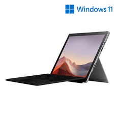 마이크로소프트 2019 Surface Pro7 12.3 + 블랙타입커버세트, 플래티넘, 코어i5 10세대, 128GB, 8GB, WIN10 Home, VDV-00010