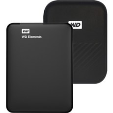 WD My Passport 휴대용 외장하드 + 파우치, 4TB, 레드