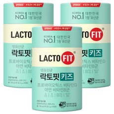 락토핏 키즈 유산균, 60회분, 120g, 3개