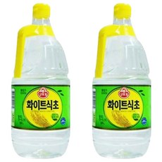 [오뚜기] 화이트 식초, 1.8L, 2개