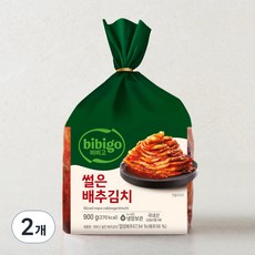 비비고 썰은 배추김치, 900g, 2개