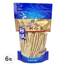 極饌 雙層黑芝麻夾心絲, 130g, 6包