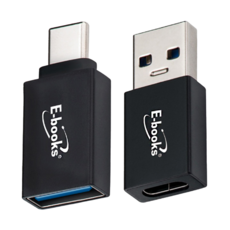 E-books XA27 Type-C USB 3.2雙向互轉轉接頭 2入組, E-IPD231, 1組
