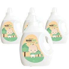 마미바티 그린 아기세제, 4개, 1800ml