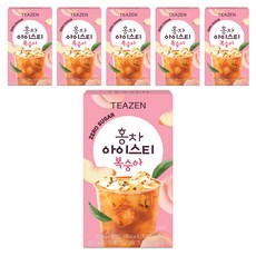 티젠 홍차 아이스티 복숭아, 5g, 10개입, 6개 5g, 6개, 10개입