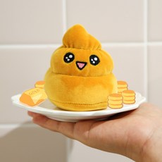똥 볼 봉제인형, 9cm, 황금똥, 1개 9cm, 황금(황금똥)