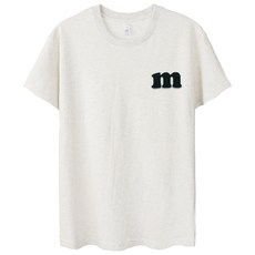 벤힛 M 자수 반팔티셔츠