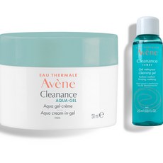 아벤느 클리낭스 아쿠아 크림 인 젤 수분크림 50ml + 클리낭스 클렌징 젤 25ml, 1개