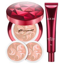 에이지투웨니스 올뉴3 에센스 커버 팩트 12.5g + 리필 12.5g x 2p + 아이크림 30g + 퍼프 3p, 21호, 1세트