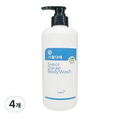 시월다래 모링가 바디워시, 500ml, 4개