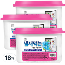  생활공식 냄새먹는 냉장고 탈취제, 300g, 18개 