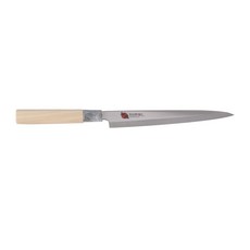 WASHOKU 和燭 日本和燭原木生魚片刀 21cm, DSR1K6高碳鋼不銹鋼刀，天然原木刀柄, 51540, 1支