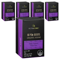 NUTRICORE 碘錠, 60顆, 5個
