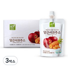 맑은농장 당근사과주스, 100ml, 3...