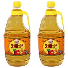 오뚜기 2배 사과식초, 1.8L, 2개