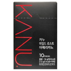 KANU 經典美式黑咖啡，極細研磨，好沖無顆粒，濃郁道地美式, 1.6g, 10條, 1盒