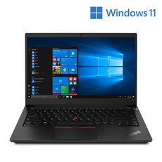 레노버 2021 ThinkPad E14, 블랙, 라이젠7 4세대, 256GB, 8GB, WIN10 Home, 20YE0002KR