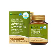 Apple Tree 葉酸&維他命B6&B12補充錠, 90顆, 1罐