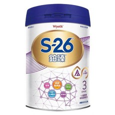 Wyeth 惠氏 S-26 鉑臻 Ultima Pro2 幼兒成長配方奶粉 3號, 瑞士進口, 5倍神經鞘磷脂群, 9:1益菌生群, 含DHA, 無添加蔗糖, 800g, 1罐