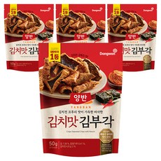양반 김치맛 김부각, 50g, 4개