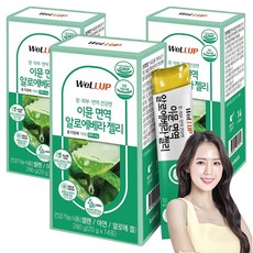 wellup Immune蘆薈果凍隨身包 14條入, 280g, 3個