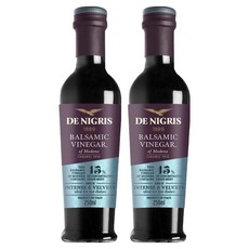 DE NIGRIS 德尼格斯 尊爵藍巴薩米克醋250ml 兩瓶組，義大利原裝進口，口感濃郁滑順, 250ml, 2瓶