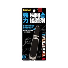 3M Scotch 強力瞬間接著劑 耐衝擊型 5g 模型零件 金屬接桿 適用 金屬 木材 陶瓷器 塑膠 皮革 紙類, 1個