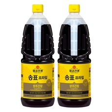 송표 프라임 양조간장, 1.8L, 2개