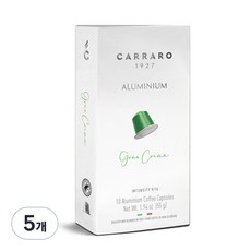 까라로 네스프레소 호환 캡슐 알루라인 그란 크레마, 5.5g, 5.5ml, 10개입, 5개 5.5g, 5.5ml, 10개입, 5개