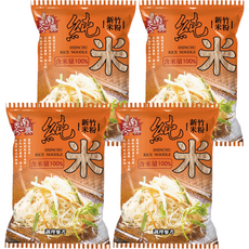 南興米粉 新竹純米米粉 4包入, 純米製作, 口感Q彈, 多種料理方式, 4包, 200g