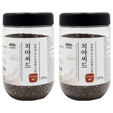 건강곡간 치아씨드 통, 250g, 2개
