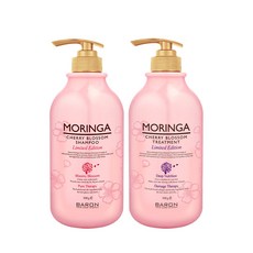 바론 모링가 체리블라썸 샴푸 500g + 트리트먼트 500g, 1세트