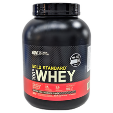 OPTIMUM NUTRITION 歐恩 金牌黃金比例乳清蛋白, 雙倍巧克力口味, 2.27kg, 5lb, 1罐