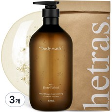 hetras. Hotel Therapy大容量沐浴露 No.7 飯店木質香, 3瓶, 1.013L