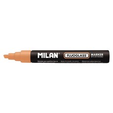 MILAN 玻璃彩繪擦擦筆 21.3g, 橘色, 1支