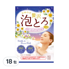 COW STYLE 牛乳石鹼 奢華美肌泡泡入浴劑 睡眠雛菊, 30g, 18包