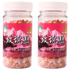 Longyes 隆一 米其林玫瑰粗鹽 (罐裝) 2罐, 1組, 230g