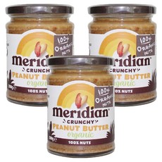 메리디안 땅콩버터 크런치, 280g, 3개