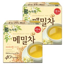녹차원 메밀차, 2개, 40개입
