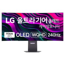LG전자 WQHD 울트라기어 올레드 게이밍 모니터 방문설치, 113cm, 45GX900A