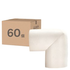 L型加厚防撞角 Set 30, 5cm x 3.5cm, 2組, 5 x 3.5.x 1.2cm, 乳白色
