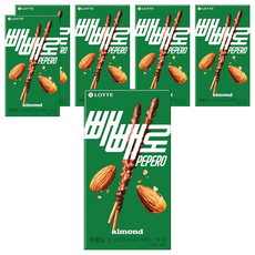 빼빼로 아몬드, 37g, 6개