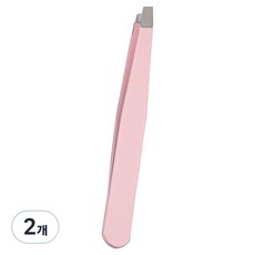 미용 족집게, 2개, 연핑크