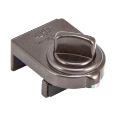 GUARD 兒童安全鋁窗鎖，尺寸約W4*D6.05*H4.07cm，適用軌距2.7~4.4cm，鋅合金材質，一般鋁窗適用，1入, 棕色, 2個
