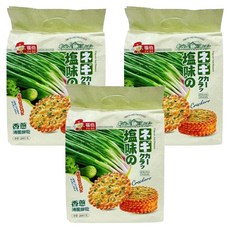 日日旺 福伯 香蔥薄脆餅乾, 260公克, 260g, 3包