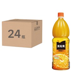 Minute Maid 美粒果 柳橙汁, 果汁10%, 450毫升, 24瓶, 450ml